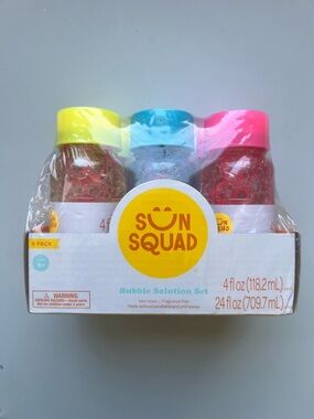 Bubble Solution 4oz 6pk - Sun Squad™: Easter
Basket Stuffer Toy for Kids 3+